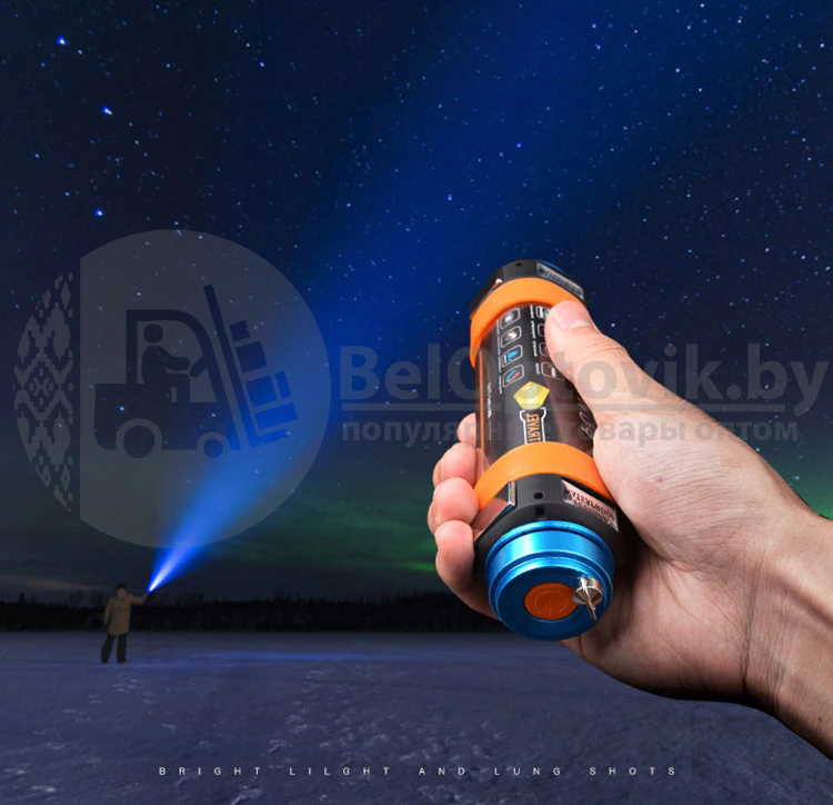 Универсальный походный водонепроницаемый перезаряжаемый USB светильник Rechargeable waterproof lamp модель - фото 7 - id-p155808406