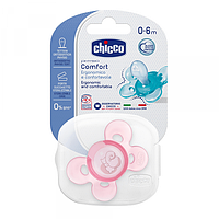 Пустышка Chicco Physio Comfort латексная розовая 0-6 мес