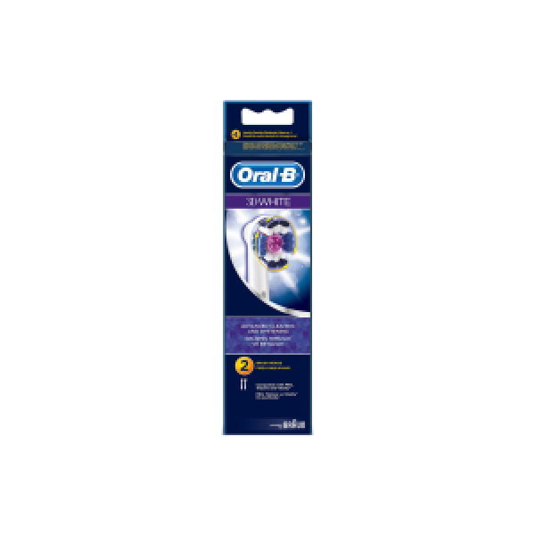 Насадки для щёток электрических зубных Oral-b 3D White отбеливающие 2шт - фото 1 - id-p155814631