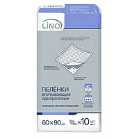 Пелёнки гигиенические Lino одноразовые размер 60х90см 10шт