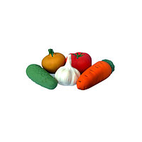 Набор Овощей из Пвх пластизоля из 5 предметов