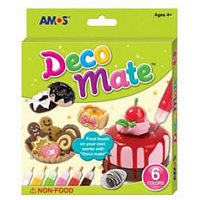 Акварель Deco Mate витражная 6цв