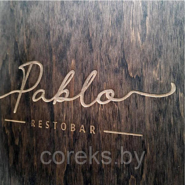 Деревянная папка меню на кольцах "Pablo" - фото 7 - id-p155822453