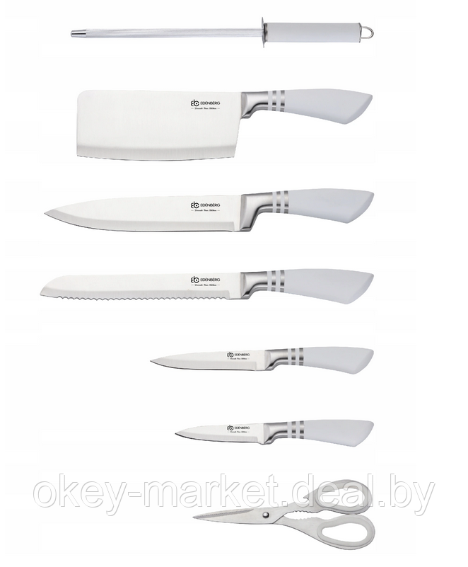 Набор стальных ножей Edenberg EB-942 - фото 2 - id-p155823568