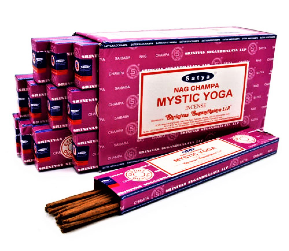 Благовония Мистическая Йога Satya Mystic Yoga, 15 г – дымный, древесный аромат