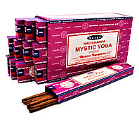 Благовония Мистическая Йога Satya Mystic Yoga, 15 г дымный, древесный аромат