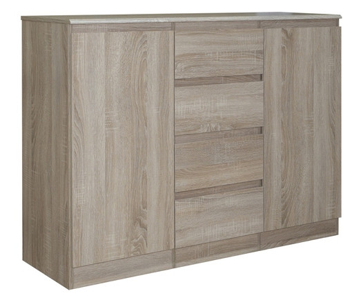Комод «ТУРИН»ТР-2D4S (СОНОМА, 1200Х915Х390)