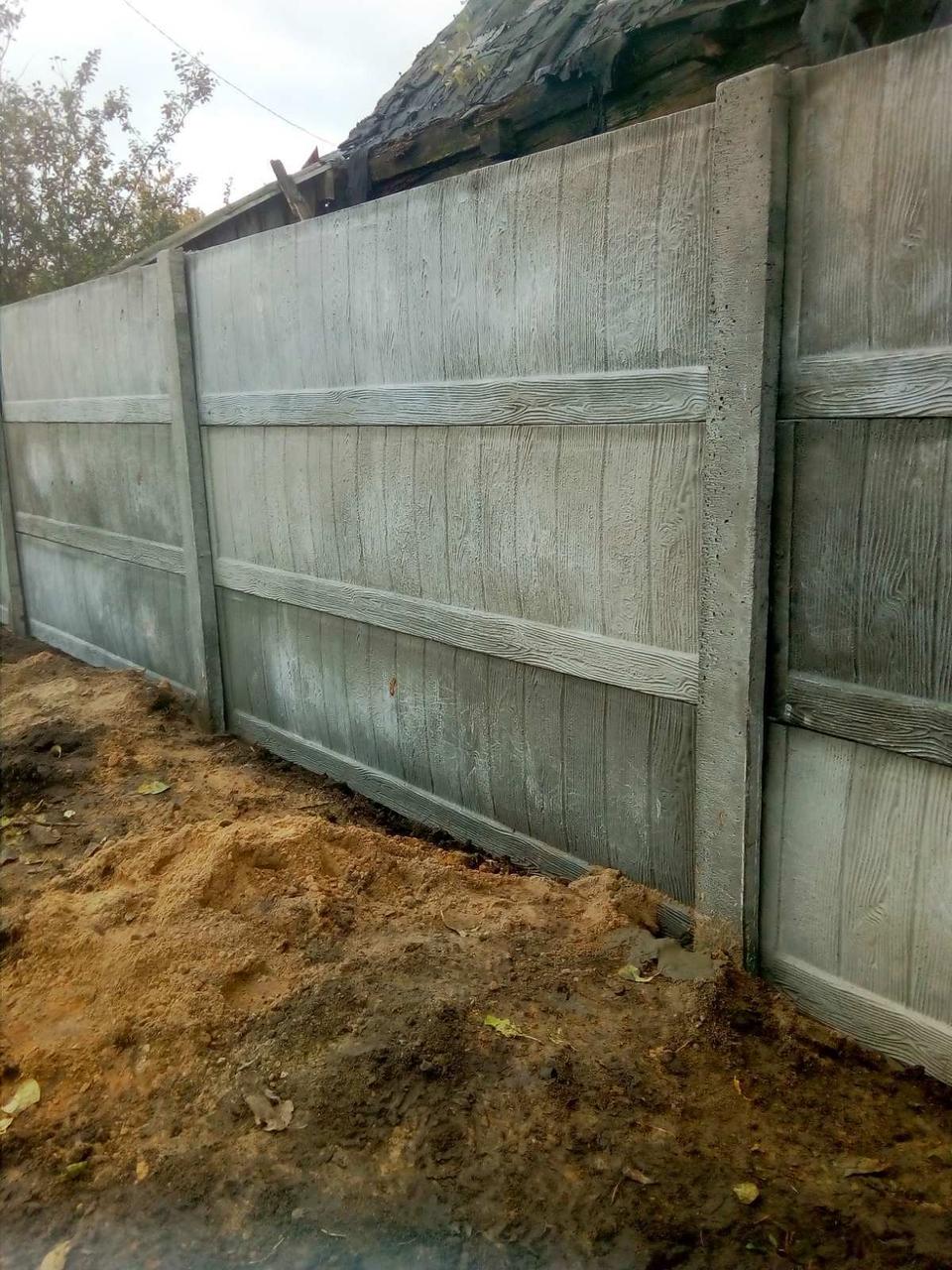 Забор под ключ из бетонных панелей - фото 4 - id-p155296080