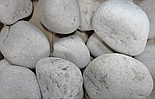 Камень Белый Кварц Отборный галтованный (ведро 10кг), фото 3
