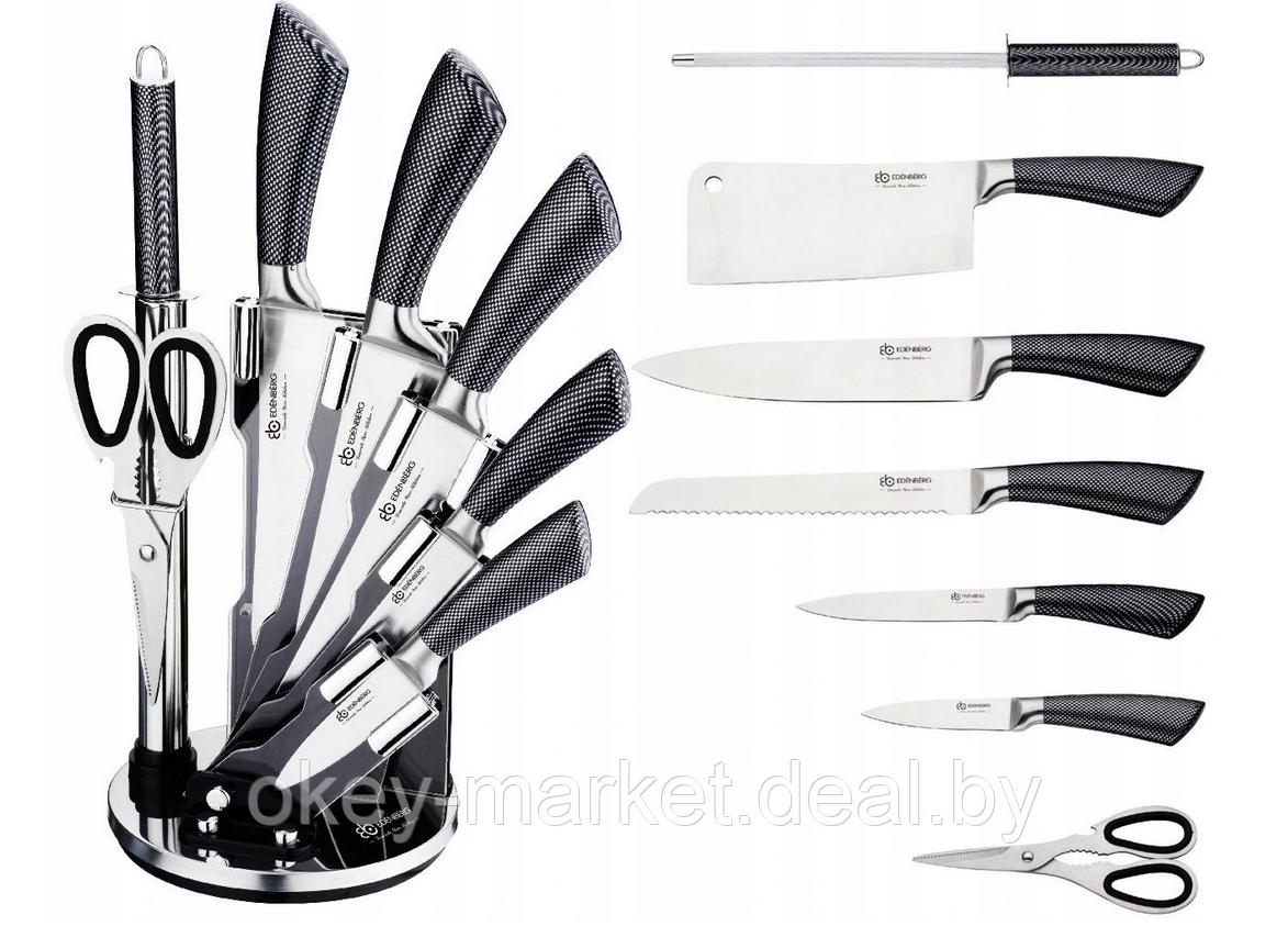 Набор стальных ножей Edenberg EB-919 - фото 6 - id-p155824367