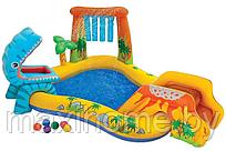 Детский надувной игровой центр Intex 57444 "Динозавр"