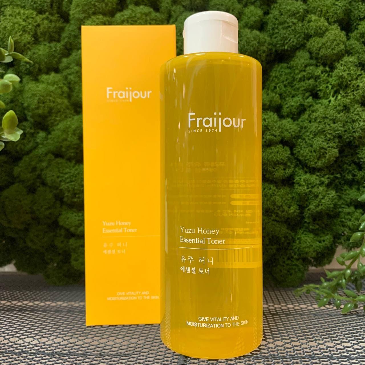 Тонер с прополисом и экстрактом юдзу EVAS Fraijour Yuzu Honey Essential Toner