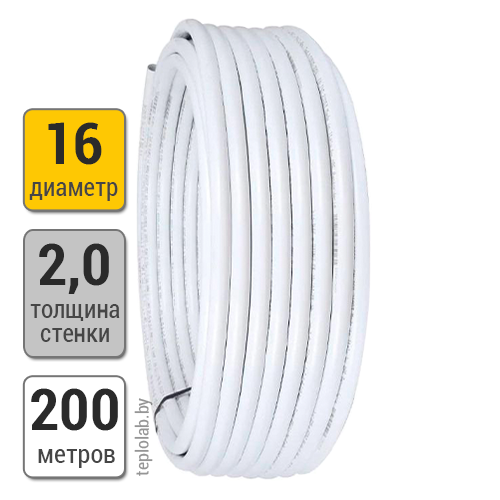 Труба металлопластиковая TDM Brass PEXb/AIU/PEXb 16x2,0 (200 м) - фото 1 - id-p155832026