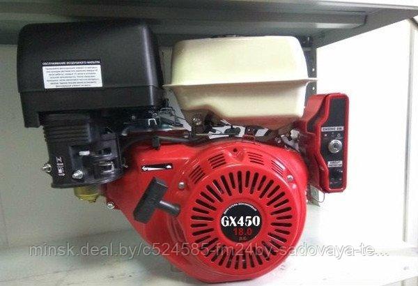 Двигатель GX450 (шлицевой вал 25 мм) 18 л.с. - фото 5 - id-p155832496