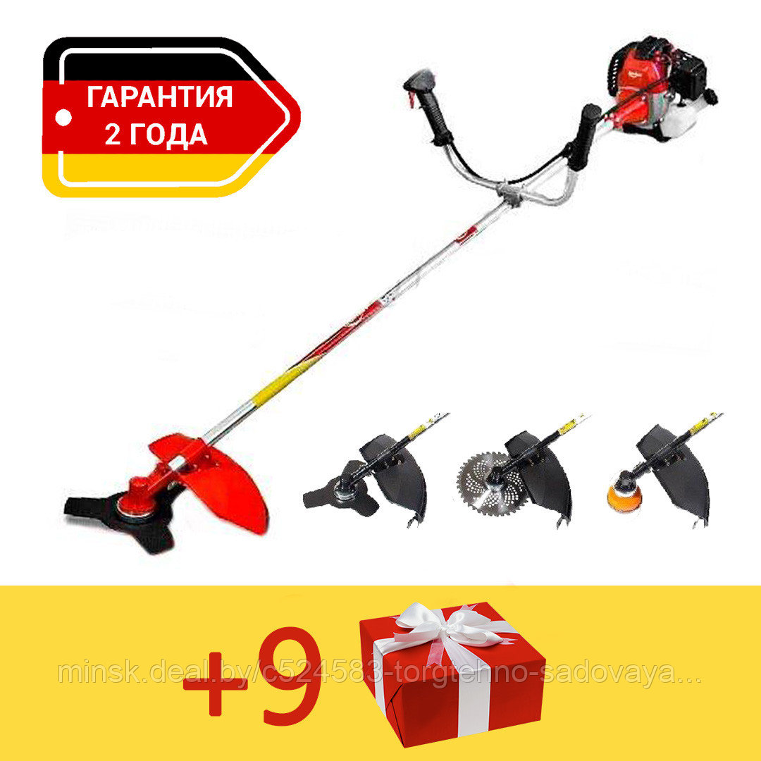 Shtenli MS 4500 бензокоса (триммер, кусторез, мотокоса) мощность 4,5 кВт