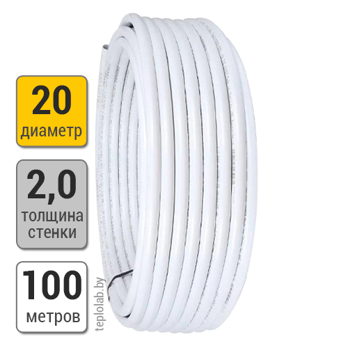 Труба металлопластиковая TDM Brass PEXb/AIU/PEXb 20x2,0 (100 м) - фото 1 - id-p155833360