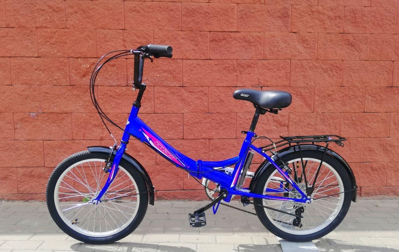 Складной велосипед Aist Smart 20 2.0 синий - фото 3 - id-p103724016