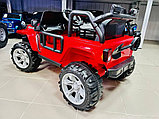 Детский электромобиль RiverToys T222TT (красный) Jeep, фото 4