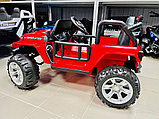 Детский электромобиль RiverToys T222TT (красный) Jeep, фото 5
