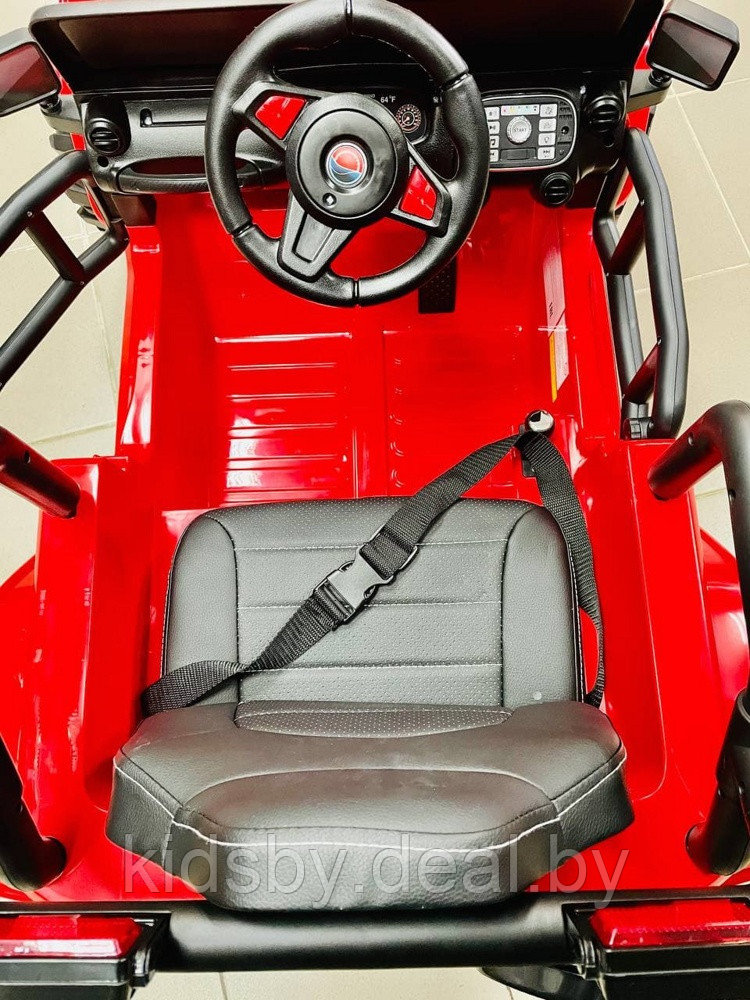 Детский электромобиль RiverToys T222TT (красный) Jeep - фото 6 - id-p149558870