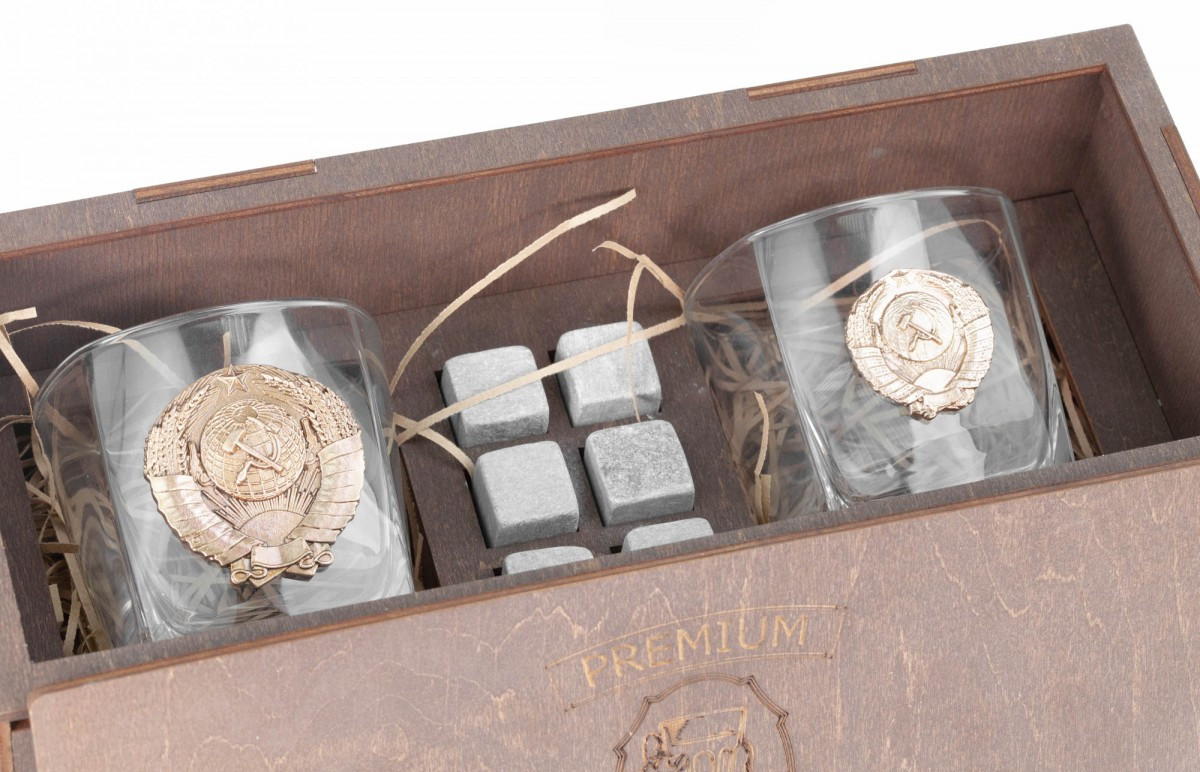 Подарочный набор Premium Whiskey СССР №2 - фото 2 - id-p155845101