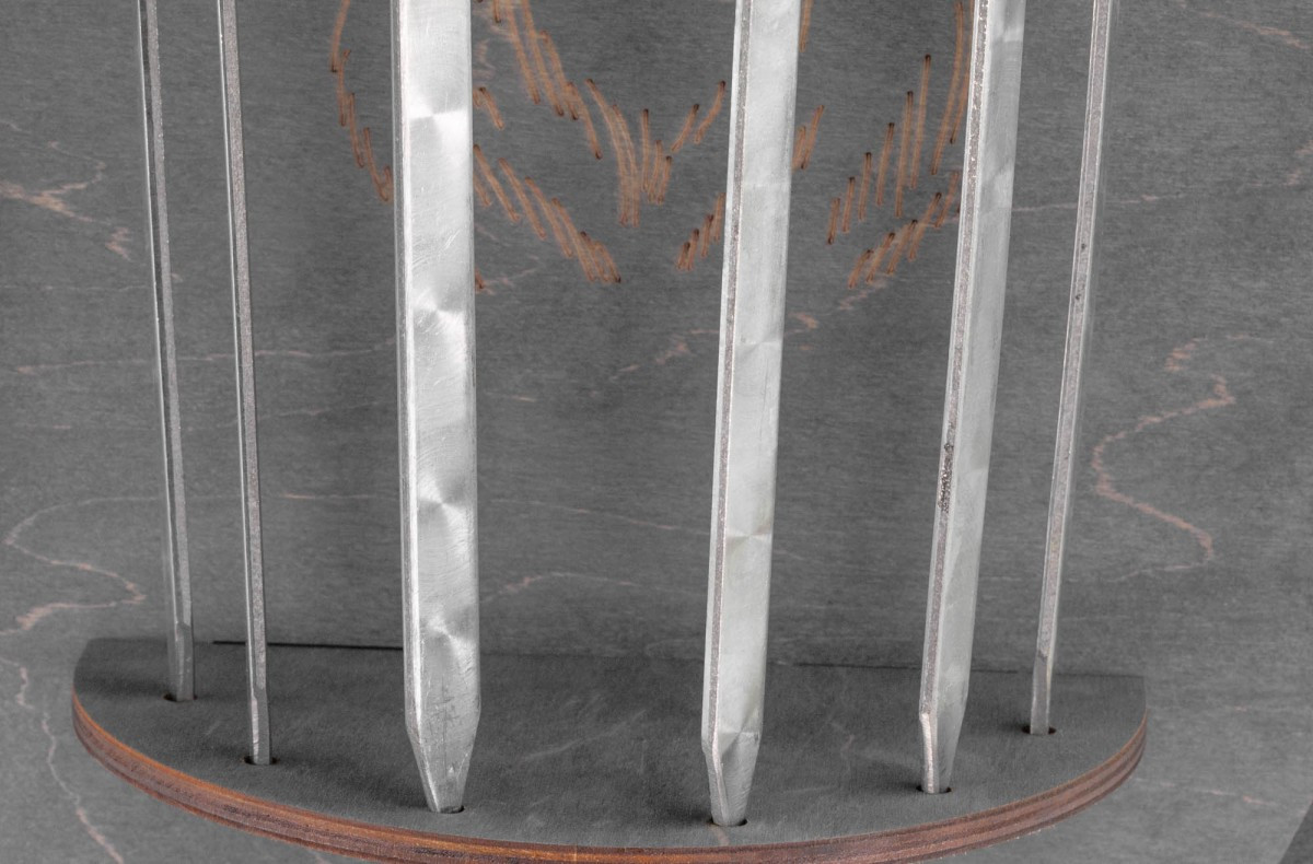 Подарочный набор шампуров Охота настенный - фото 5 - id-p155845117