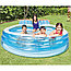 Надувной семейный бассейн Intex с сиденьем и спинкой 229x218x79 см (57190NP), фото 3