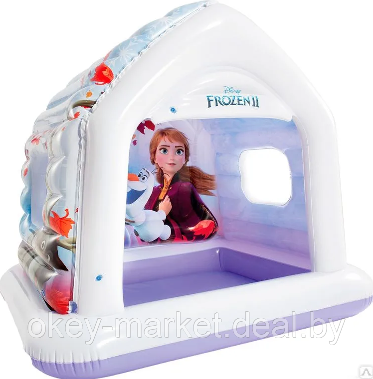 Детский надувной домик - батут Intex Frozen II 48632 - фото 1 - id-p155863876