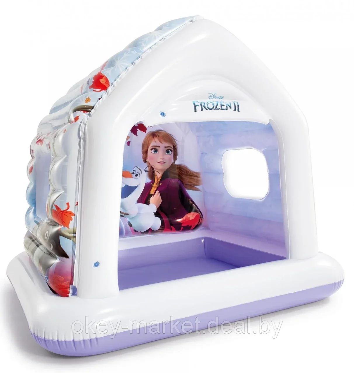 Детский надувной домик - батут Intex Frozen II 48632 - фото 4 - id-p155863876