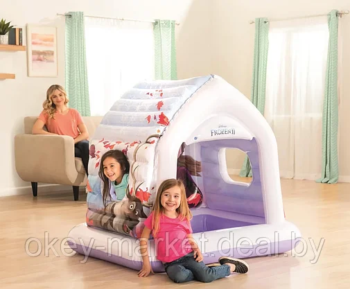 Детский надувной домик - батут  Intex Frozen II 48632, фото 3