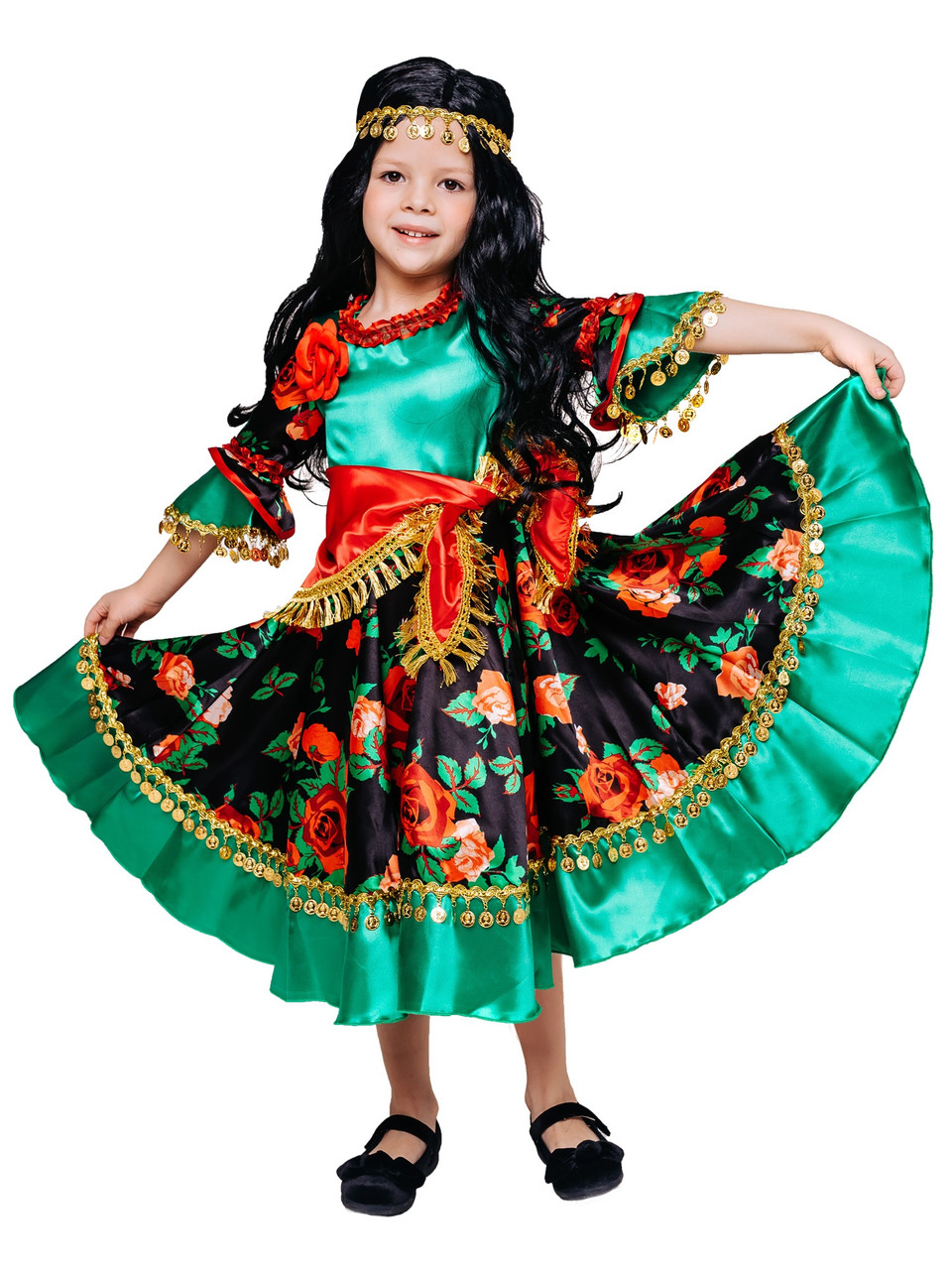 Детский карнавальный костюм Цыганка Рада Пуговка 1015 к-18, фото 1