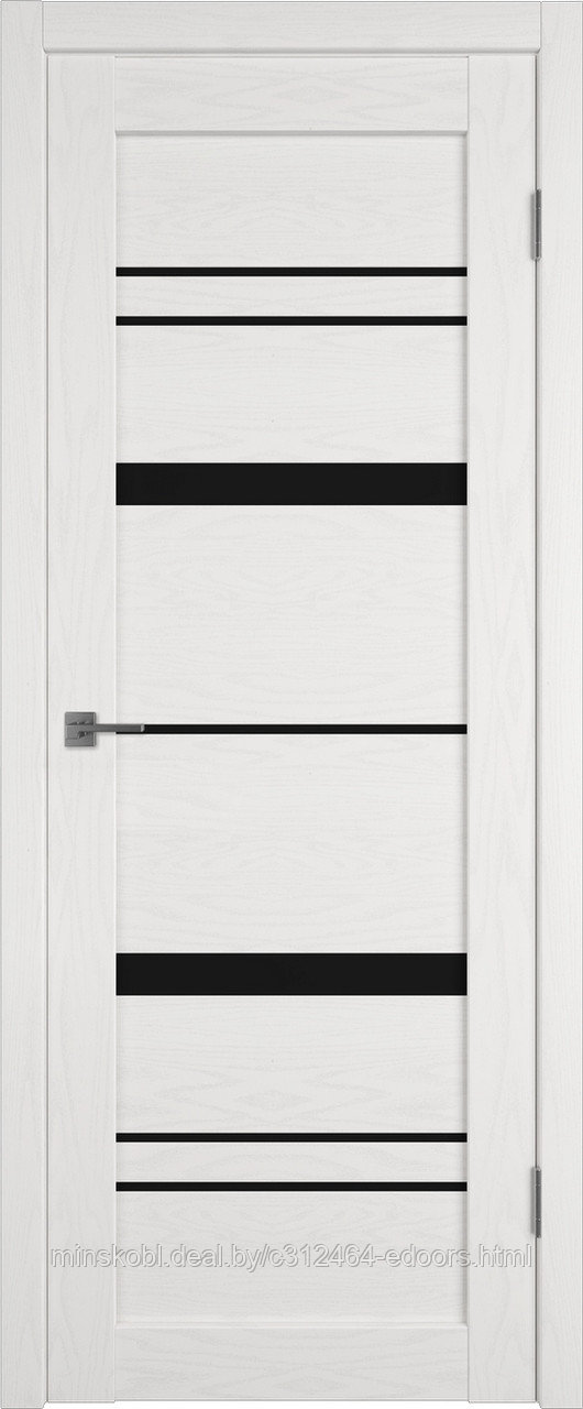 Межкомнатная дверь Atum Pro Х25 black gloss Polar Soft