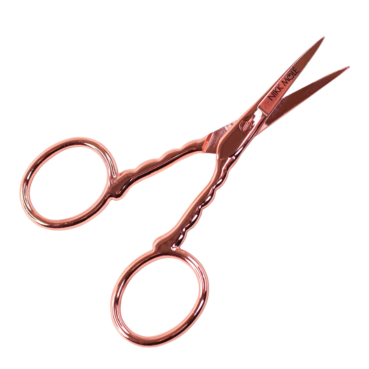 Ножницы для бровей Nikk Mole, розовое золото - фото 1 - id-p155877861