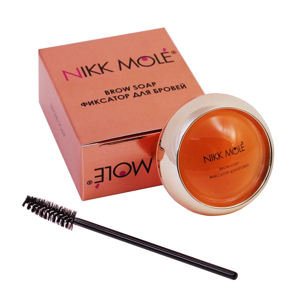 Фиксатор для бровей Nikk Mole Brow Soap апельсин, 20 мл - фото 1 - id-p155877881