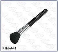 Кисть TARTISO КТМ-А-041 для пудры и румян(косая)ворс коза черного цвета,длинна ворса 30мм