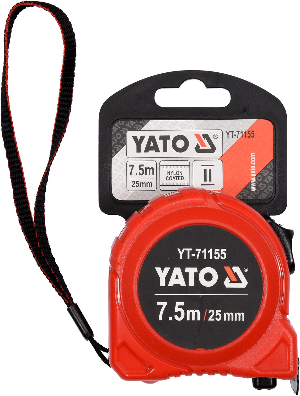 Рулетка 7,5м*25мм NYLON "Yato" YT-71155 - фото 3 - id-p155950123