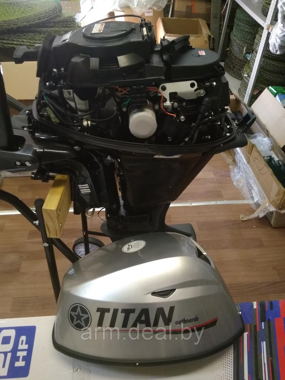 Лодочный мотор TITAN FTP20AWHS 20 л.с., четырехтактный (362 см3), YAMAHA F20 - фото 4 - id-p155950663