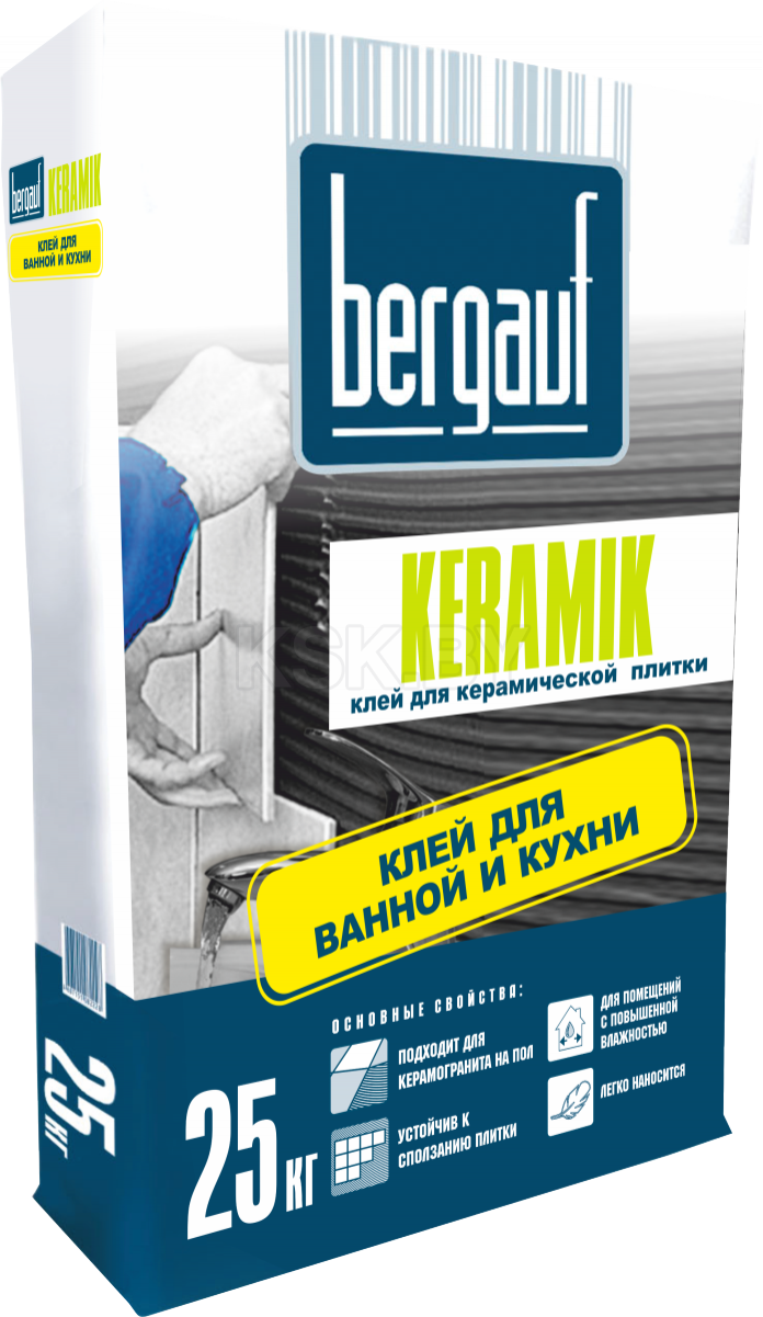 Клей для плитки Bergauf Keramik 25 кг.