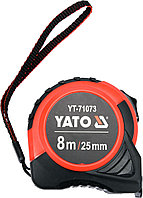 Рулетка 8мх25мм NYLON, ABS (бытовая) "Yato" YT-71073