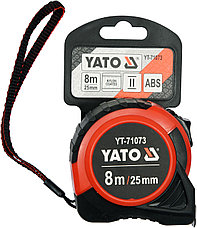 Рулетка 8мх25мм NYLON, ABS (бытовая) "Yato"  YT-71073, фото 3