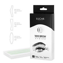 CC Brow Набор восковых полосок для коррекции бровей WAX BROW STRIPS, 8 шт.