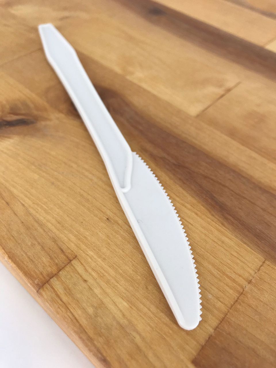 Нож белый 163мм, кукурузный крахмал (50шт) - фото 2 - id-p104005839