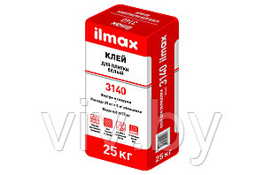 Клей для плитки белый ilmax 3140, 25кг