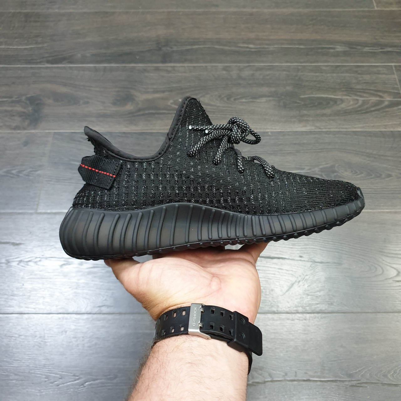 Кроссовки Adidas Yeezy Boost 350 V2 Black Reflective - фото 3 - id-p101734555