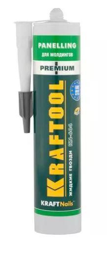 Клей монтажный KRAFTOOL KraftNails Premium KN-604, для молдингов, панелей и керамики, без растворите