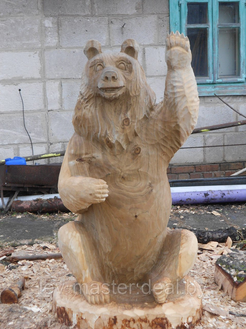 Скульптура "медведь" - фото 2 - id-p155990251
