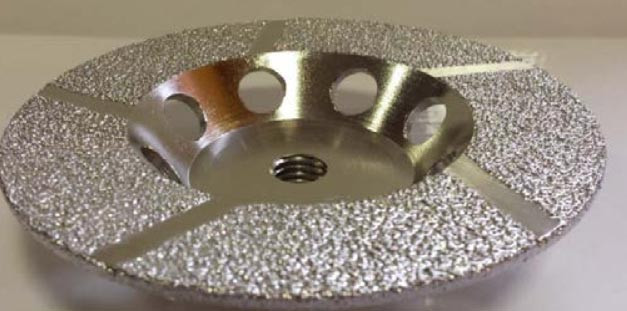 Фреза алмазная для шлифовки края керамогранита, мрамора под углом, 125 мм - фото 2 - id-p14268920