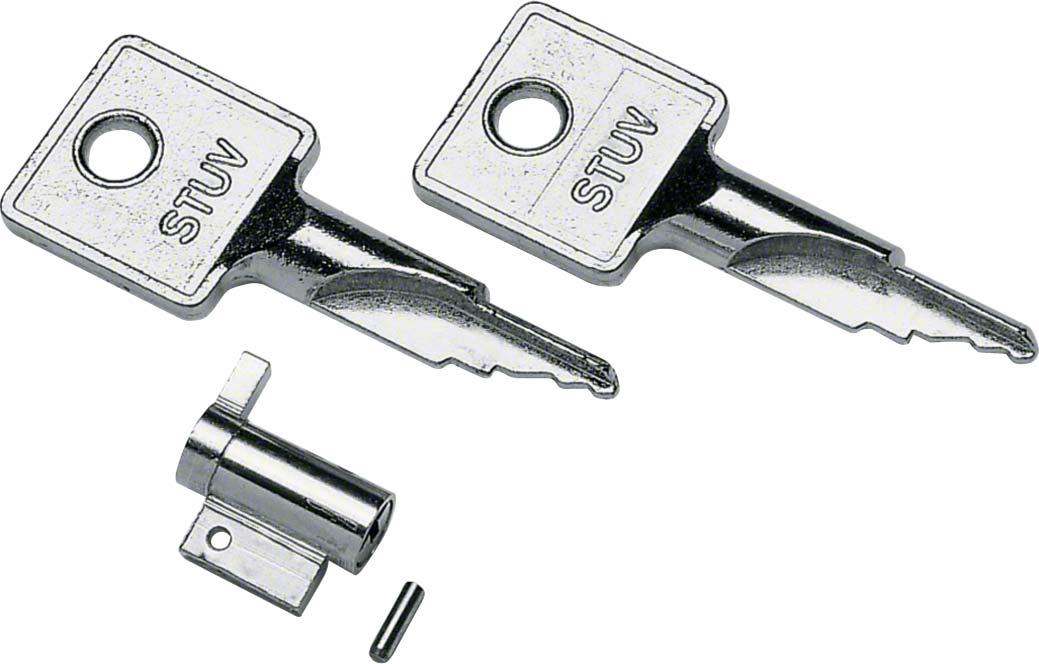 Замок дверной с 2-я ключами для щитков // Hager - Mini - фото 1 - id-p156030031