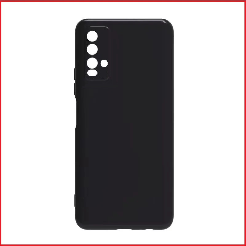Чехол-накладка для Xiaomi Redmi 9T (силикон) черный с защитой камеры - фото 2 - id-p155972638
