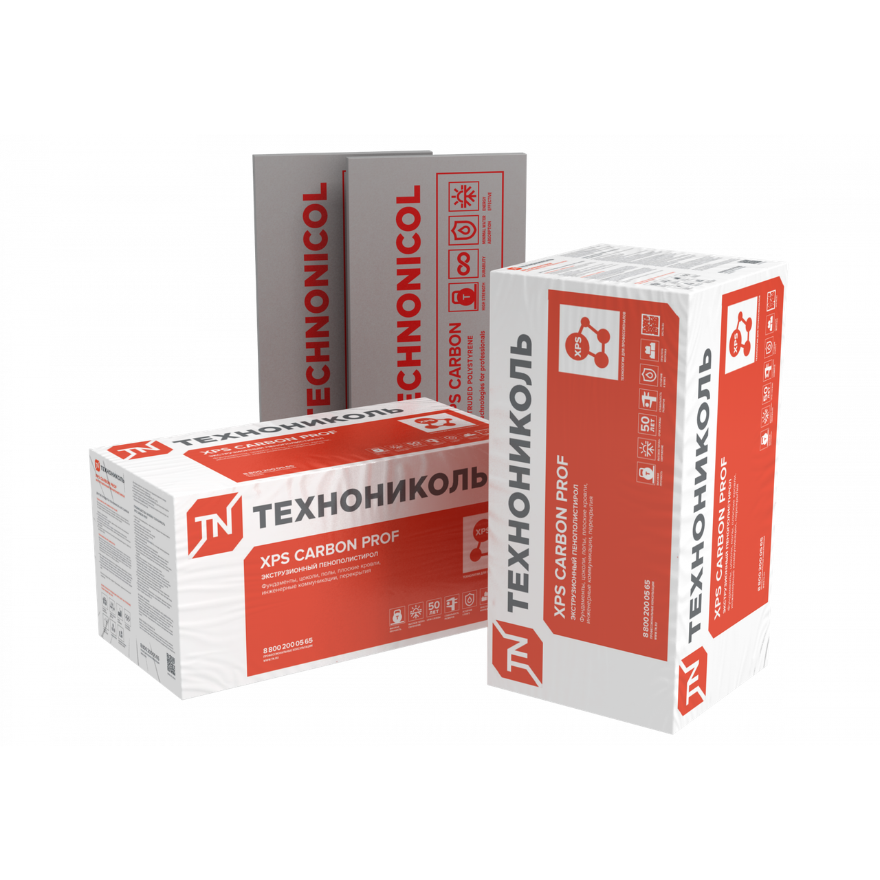 XPS ТЕХНОНИКОЛЬ CARBON PROF 1180х580х40-L